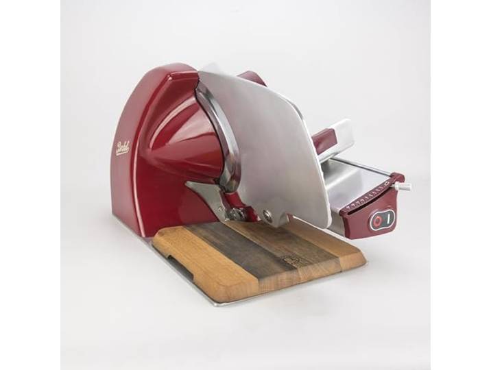 Berkel Home Line 250 Plus Messerabnehmer Aufschnittmaschine Schneidemaschine + handgefertiges Einlegebrett - Sonderangebot (Home Line 250)