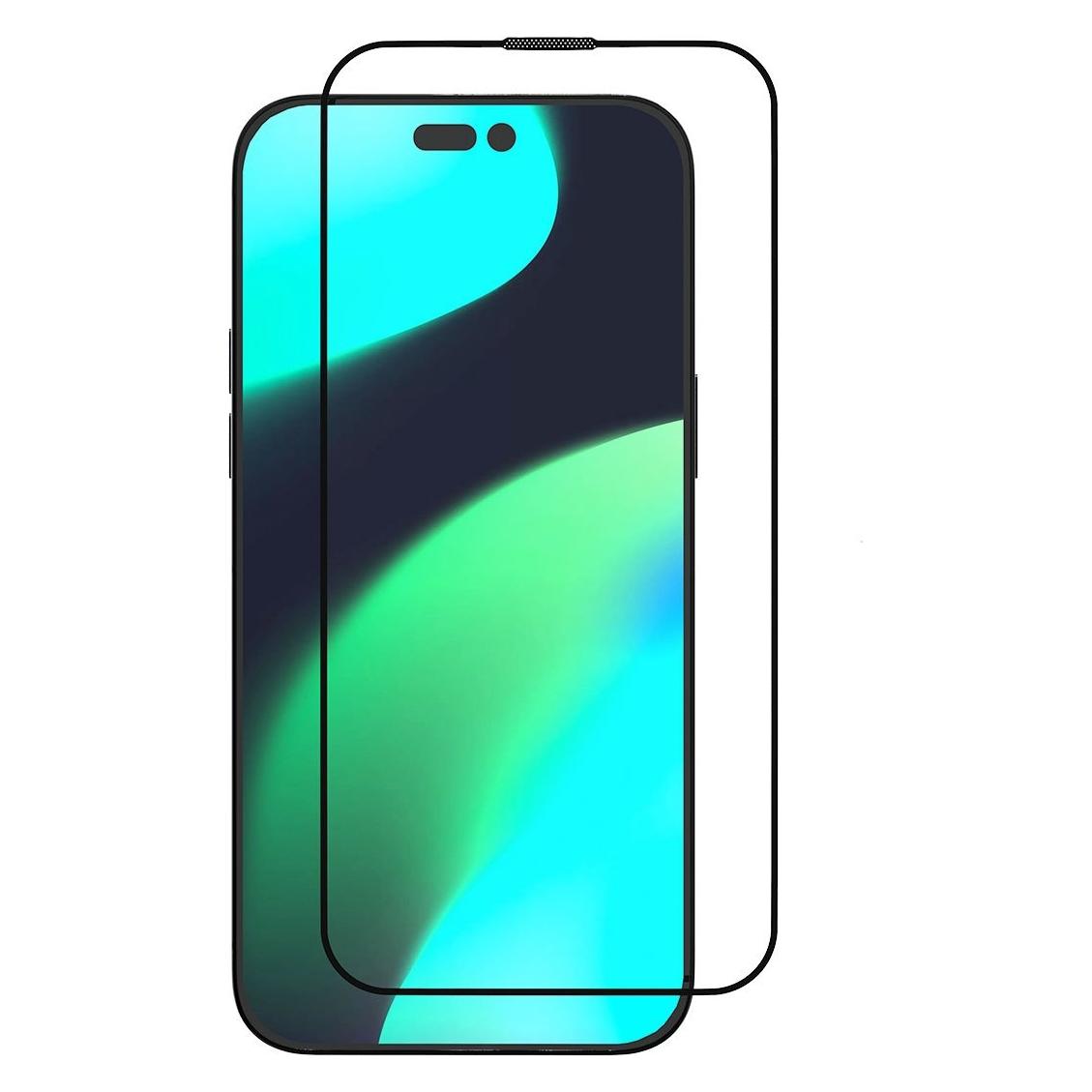 Devia Star Series schwarzer Rahmen / Schutzglas / iPhone 14 Pro Max / Gehärtetes Glas (Apple iPhone 14 Pro Max) (6938595370045)