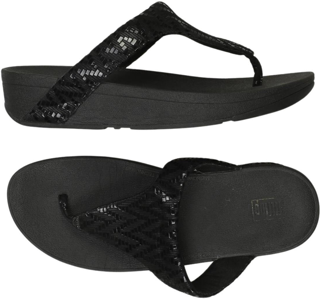 FitFlop Damen Sandalen, Schwarz, Gr. EU 40, kein / Etikett - Second Hand
