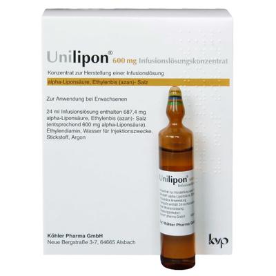 Unilipon 600 Infusionslösungskonzentrat 1x5 St