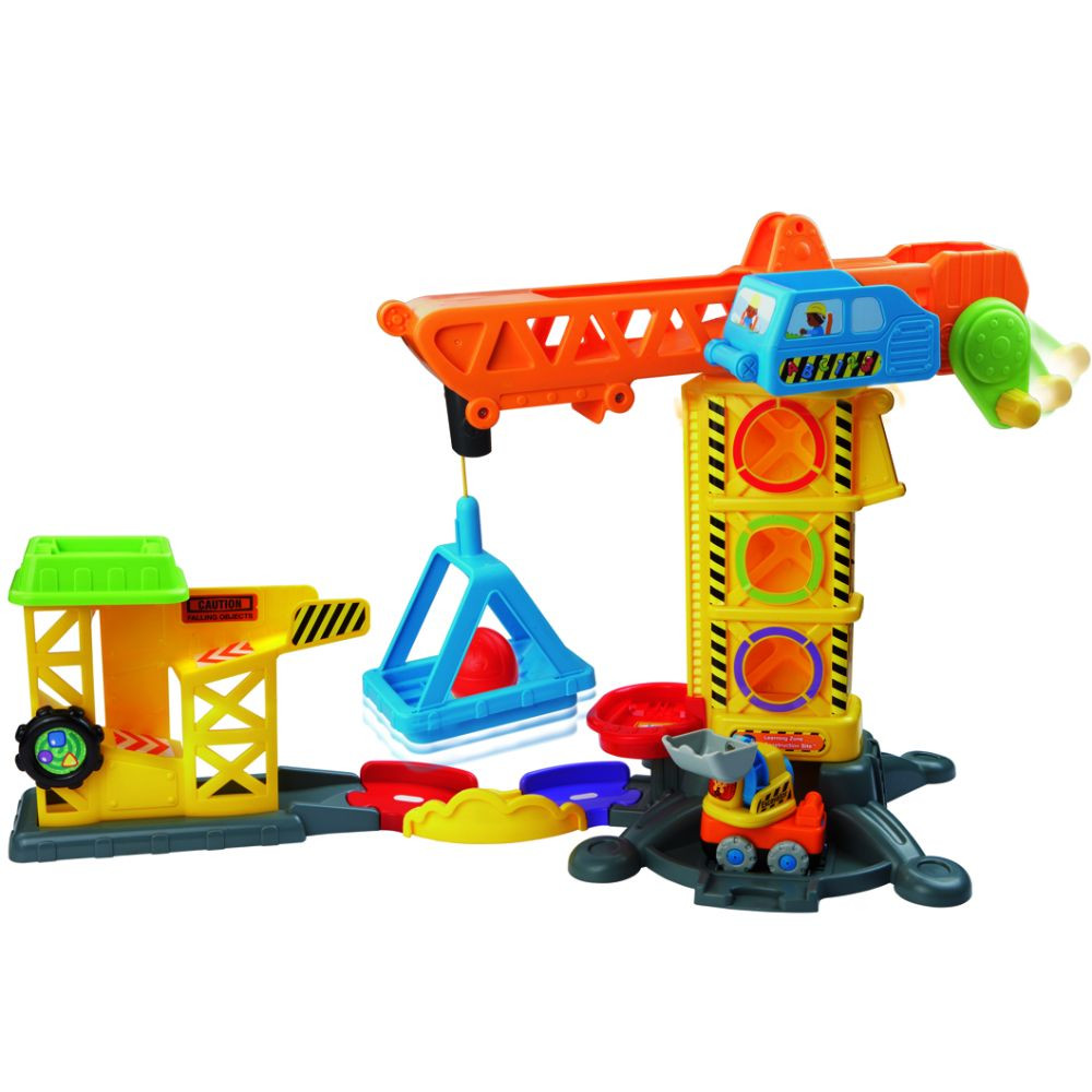 Vtech Tut Tut Jeřáb met gratis auto-graafmachine