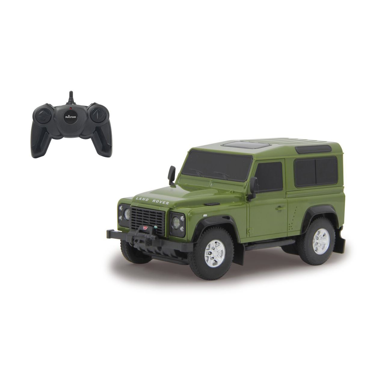 Jamara Land Rover Defender 1:24 grün 27MHz