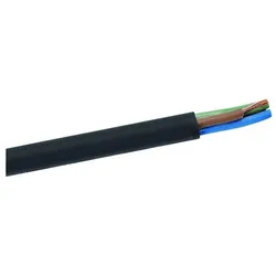 NEUT Jalousieleitung (alter Farbcode) A05RN-F 4G0,75 TR500m schwarz (blau)