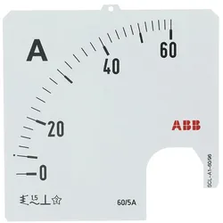 ABB SCL-A1-60/96 Amperemeter Skale Stromwandleranschluss 60/5A 2CSG113159R5011 SCLA16096
