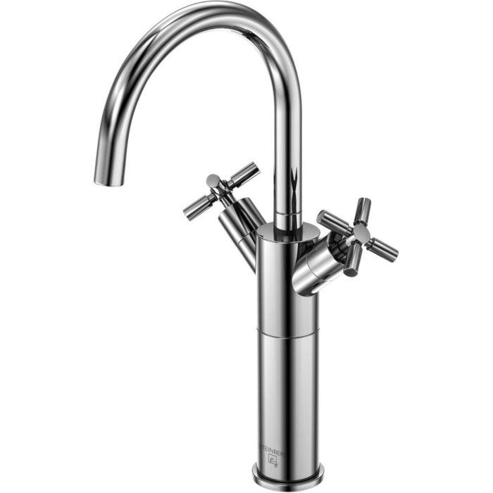 Steinberg Serie 250 Waschtisch-Zweigriffarmatur 2501550, chrom