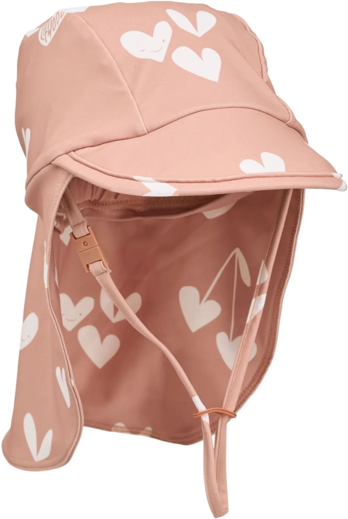Liewood Chapeau Anti-UV Cecilia Cœurs Rose 6/9 mois