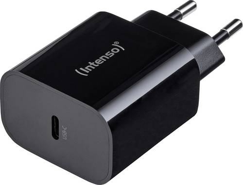 Intenso W20C black USB-C Adapter 20 W USB-C Schwarz