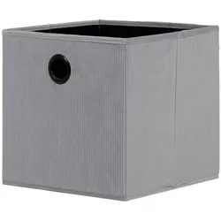 Faltbox Cord Stoff Grau