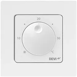 Devi Raumthermostat, Thermostat, Grau, Weiss