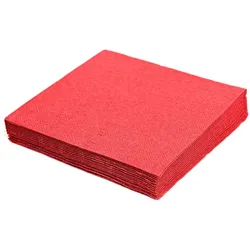 Serviette (PAP FSC Mix) 3-lagig rot 33 x 33 cm