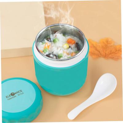ModernMart Premium Thermal Soup & Porridge Jar With Spoon Vacuum Insulated Breakfast Cup Premium Thermal Soup & Porridge Jar With Spoon Vacuum Insulated Breakfast Cup