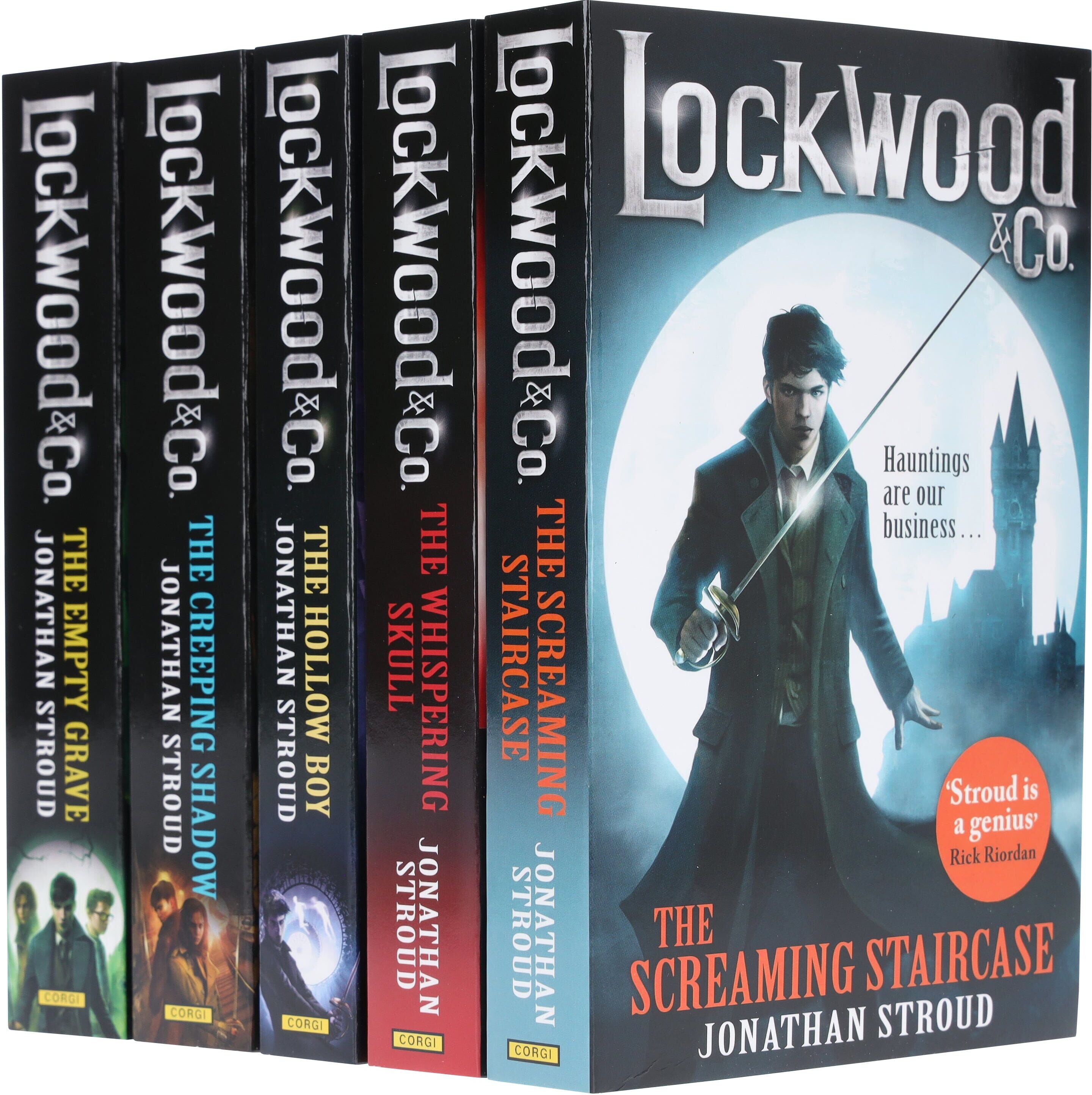 Lockwood & Co. by Jonathan Stroud Complete 5 Books Collection Set - Ages 9-11 - Paperback Penguin Random House