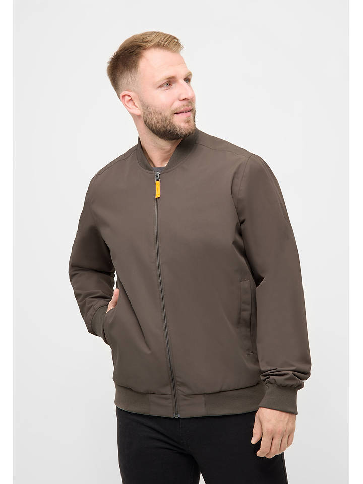 Derbe Funktionsblouson in Braun - M