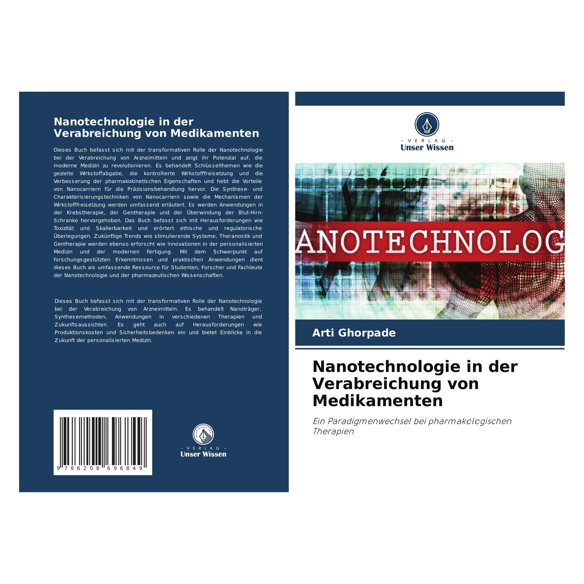 Bod Nanotechnologie in der Verabreichung von Medikamenten (Deutsch, Softcover, Arti Ghorpade) (57211418)