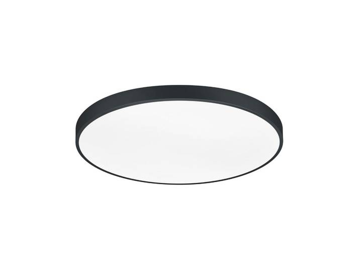 Trio Leuchten Led-Deckenleuchte, Schwarz, Metall, 75x6.5x75 cm, Lampen & Leuchten, Innenbeleuchtung, Deckenlampe, Deckenlampen