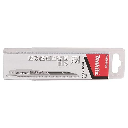 Makita Zaagblad voor Reciprozaag, 2 stuks, geschikt voor hout, metaal en PVC, 152 x 0,9 mm