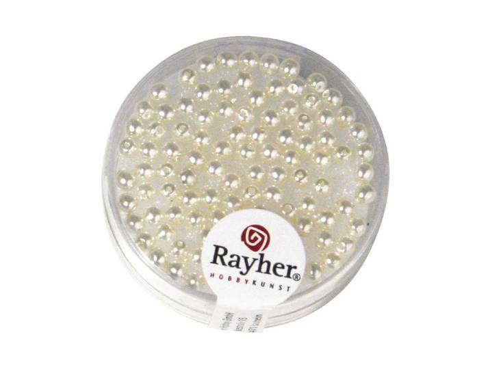 Rayher Renaissance Glaswachsperlen ⌀ 3 mm 95 Stück