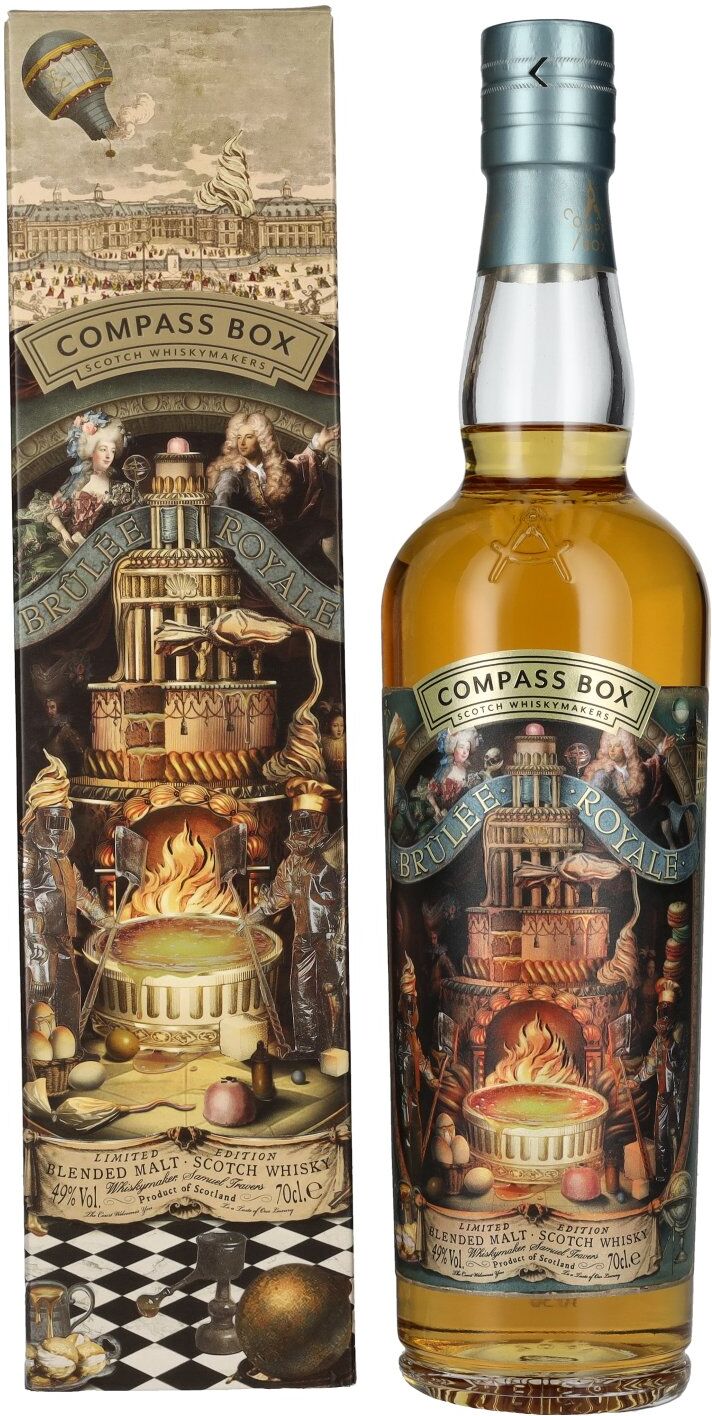 Compass Box BRÛLÉE ROYALE Blended Malt Scotch Whisky 49% Vol. 0,7l in Geschenkbox