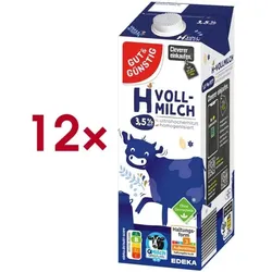 Gut & Günstig 12er-Pack haltbare Vollmilch »H-Vollmilch 3,5% Fett«