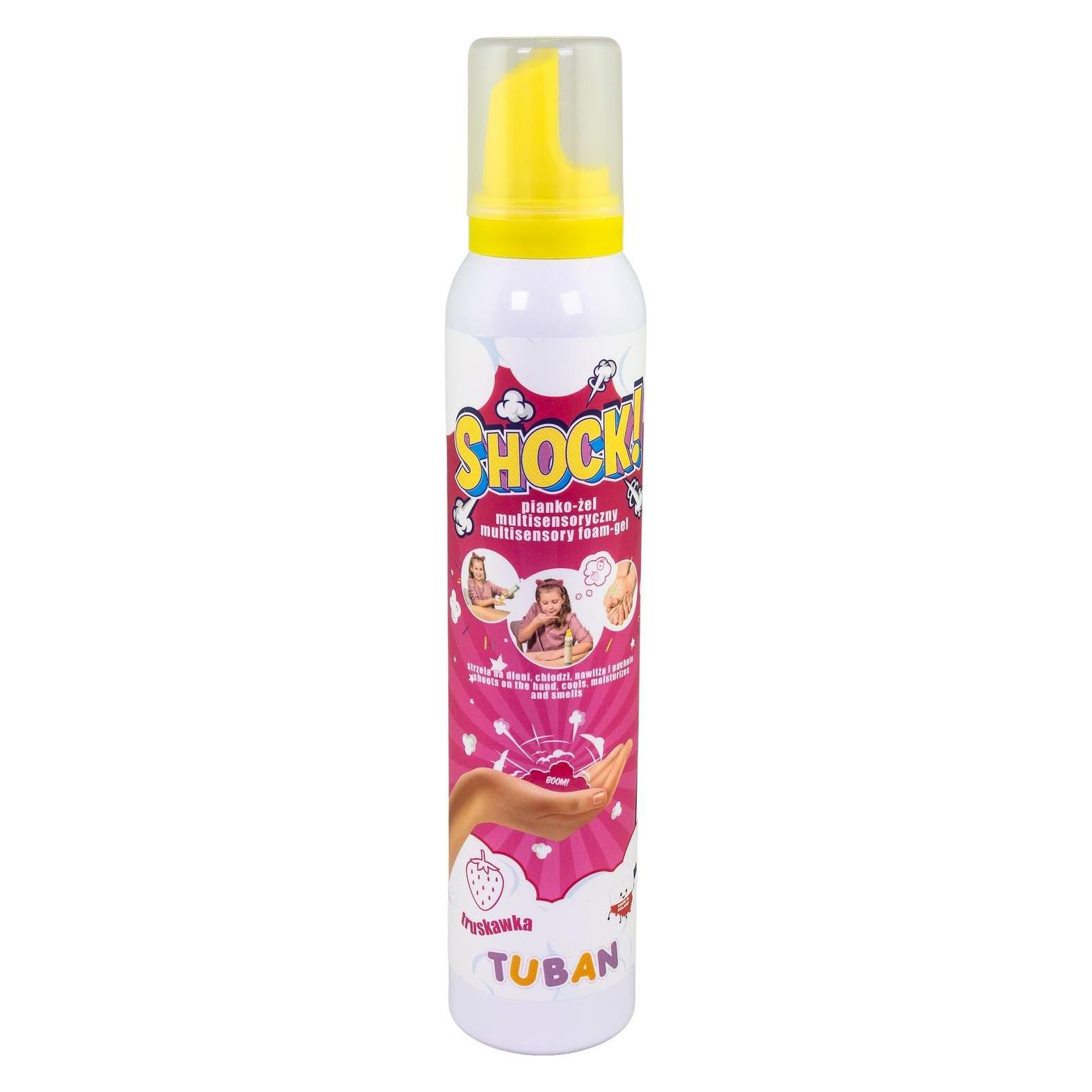 Tuban SHOCK! Multisensoryczny pianko-żel Truskawkowy (GXP-765352)