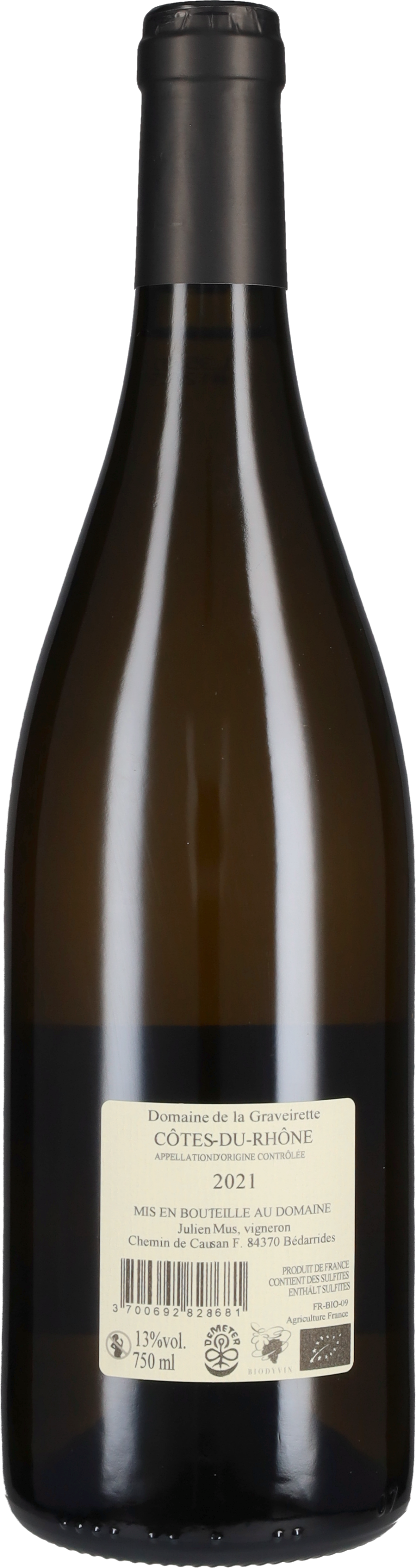 Cotes du Rhone Blanc Domaine de la Graveirette 2023