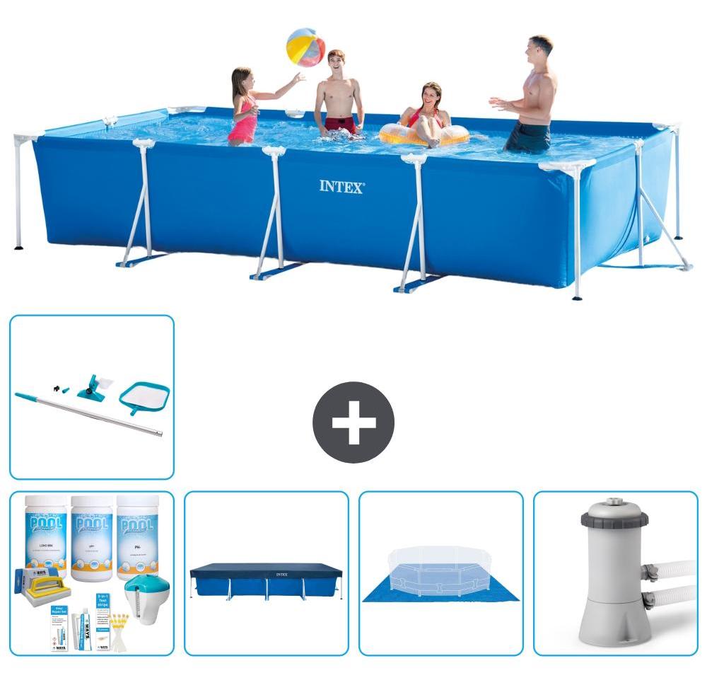 Rechteckiger Frame Pool - 450x220x84 cm - 6-teilig S20065