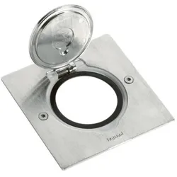 Legrand, Zubehör Schalterprogramm, LEG 089700 Deckelsatz 1X2Mod Inox Quad