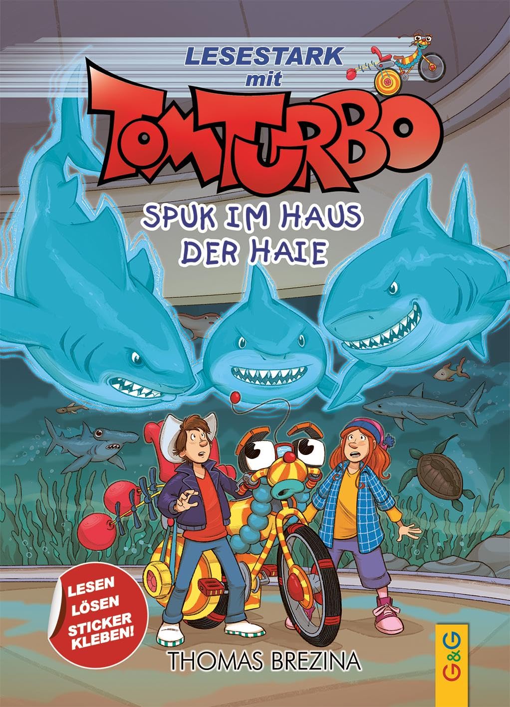Thomas Brezina - Tom Turbo - Lesestark - Spuk im Haus der Haie (Tom Turbo: Turbotolle Leseabenteuer) - Preis vom 14.10.2026 23:07:16 h