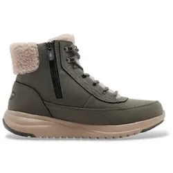 Skechers für Damen. 144756 Stiefeletten On-The-GO Stellar - Alpine Adventure olivgrün (38), Wohnung, Reißverschluss, Lässig