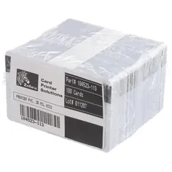 Zebra, Etiketten, Pvc Karten Weiss 500 Karten