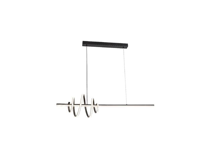 LED Design Hängelampe „Tornado“ Schwarz Schuller