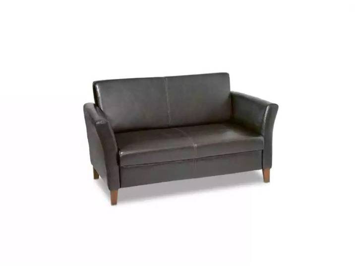 Xlmoebel 2-Sitzer Schwarzes Luxus Sofa für das Arbeitszimmer oder Büro, Sofa 1 Teile, Made in Europa