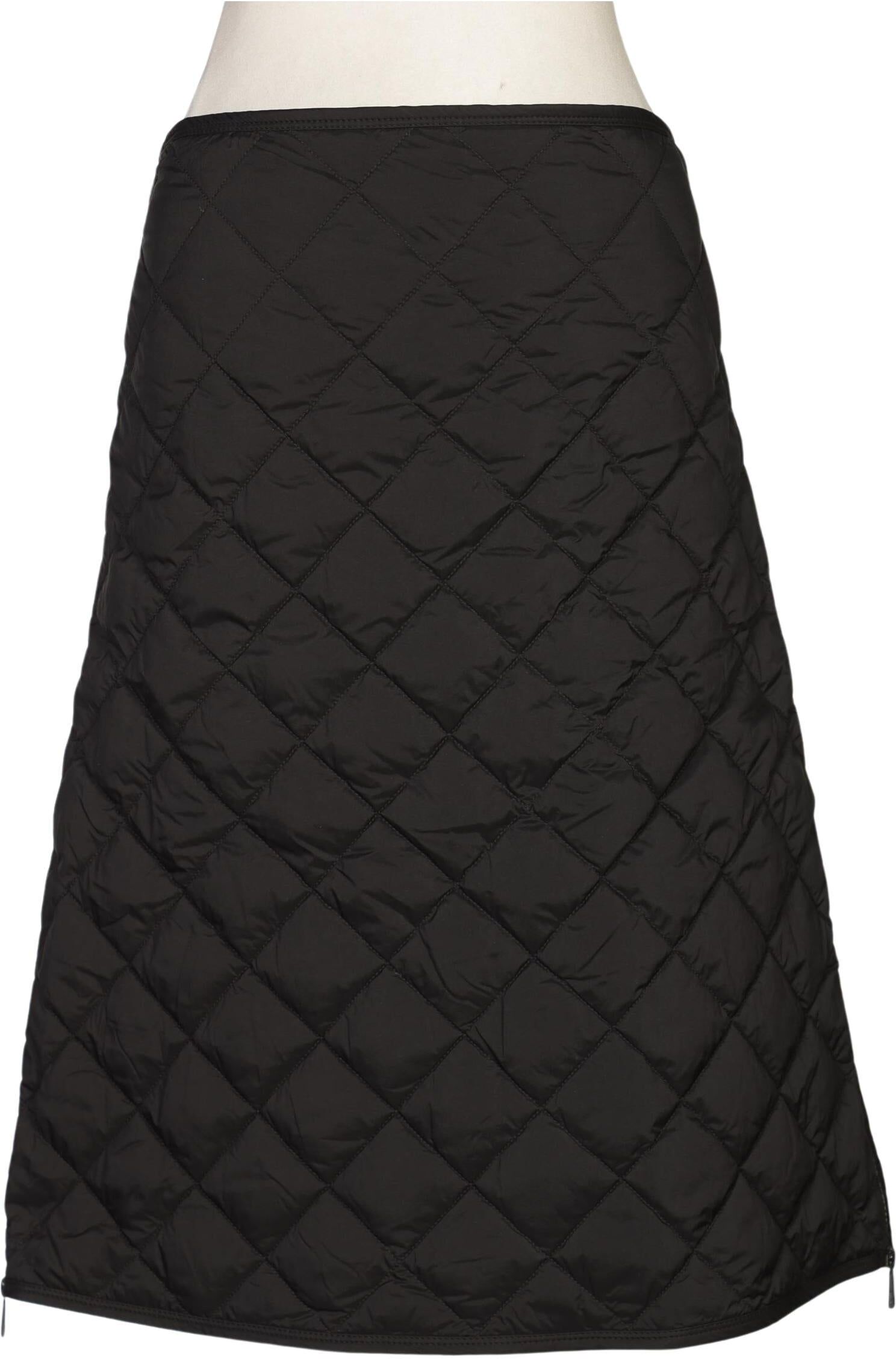 Moncler Damen Rock, Schwarz, Gr. EU 40 (IT 46), Synthetik / Daunen - Second Hand
