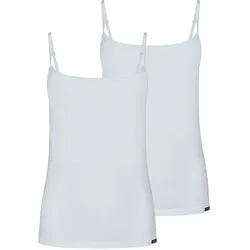 SKINY Damen Spaghettitop Cotton Essentials 2er Pack
