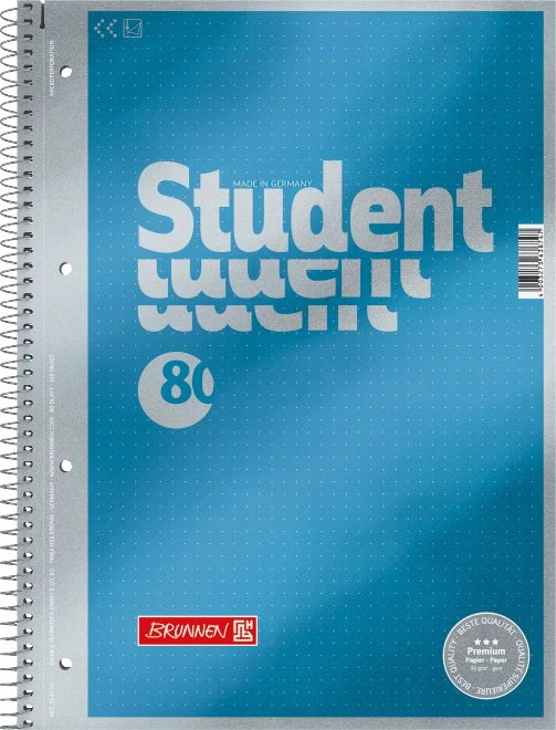 BRUNNEN Collegeblock Premium Student punktraster DIN A4 ohne Rand