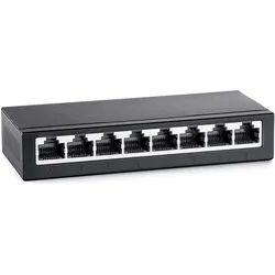 Devolo Gigabit Switch 8 Port 7234 (8 Ports), Netzwerk Switch, Schwarz