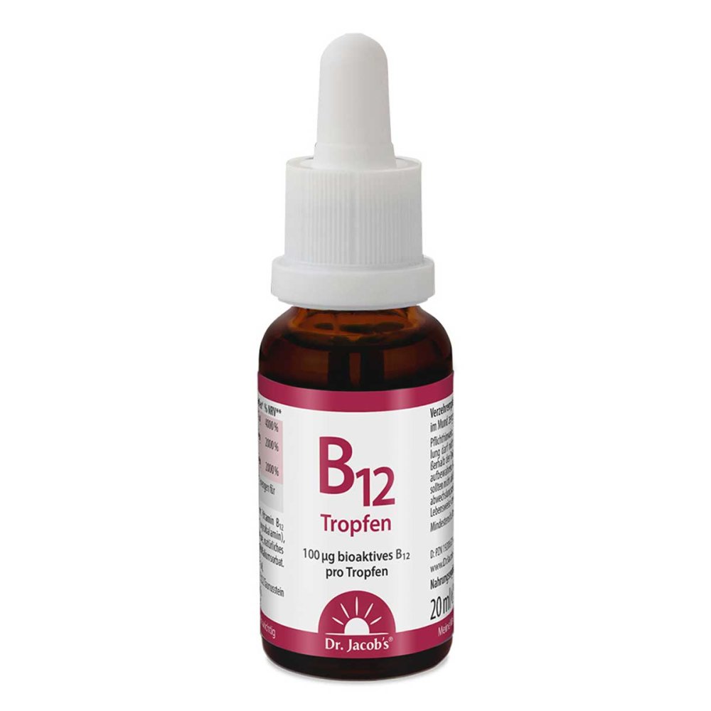 Dr. Jacob's Medical GmbH Dr. Jacob's Vitamin B12 Tropfen 100 mcg Methylcobalamin vegan 19208536