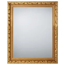 Wandspiegel Hängespiegel Dekospiegel Holz gold antik Rahmenspiegel H 70 cm