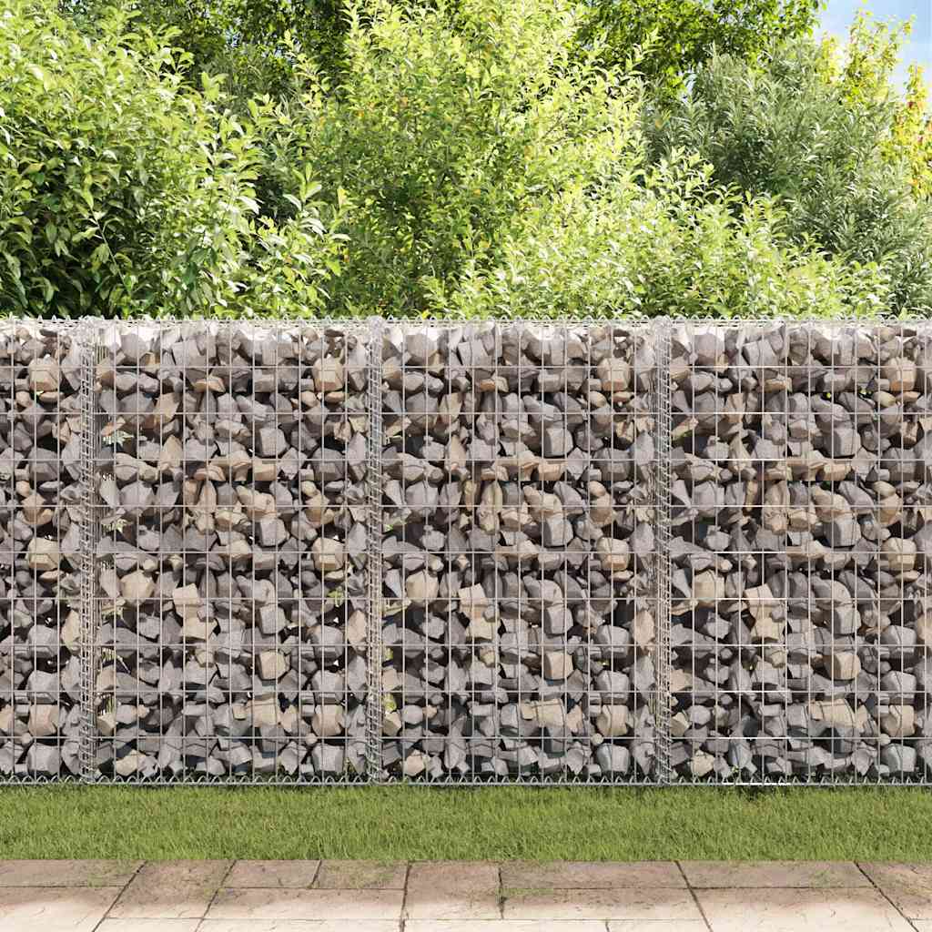 vidaXL Panier de gabion Acier galvanisé 200x30x100 cm