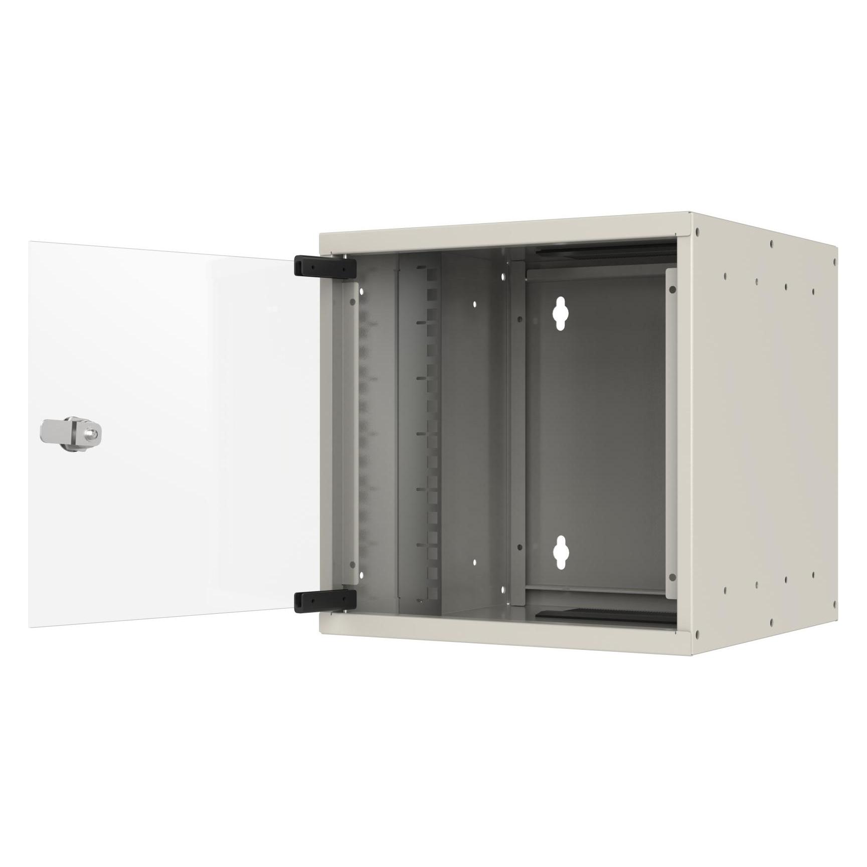 EFB Elektronik EFB 10" Wandgehäuse 6HE, Tiefe 300mm 1-teilig, RAL9010 (6 HE, 10 Zoll Rack) (WGB-1006WS.30)