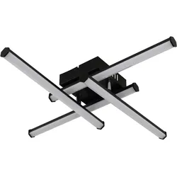 Deckenleuchte KIRINA (LBH 50x50x8,80 cm) - schwarz - LBH 50x50x8,80 cm