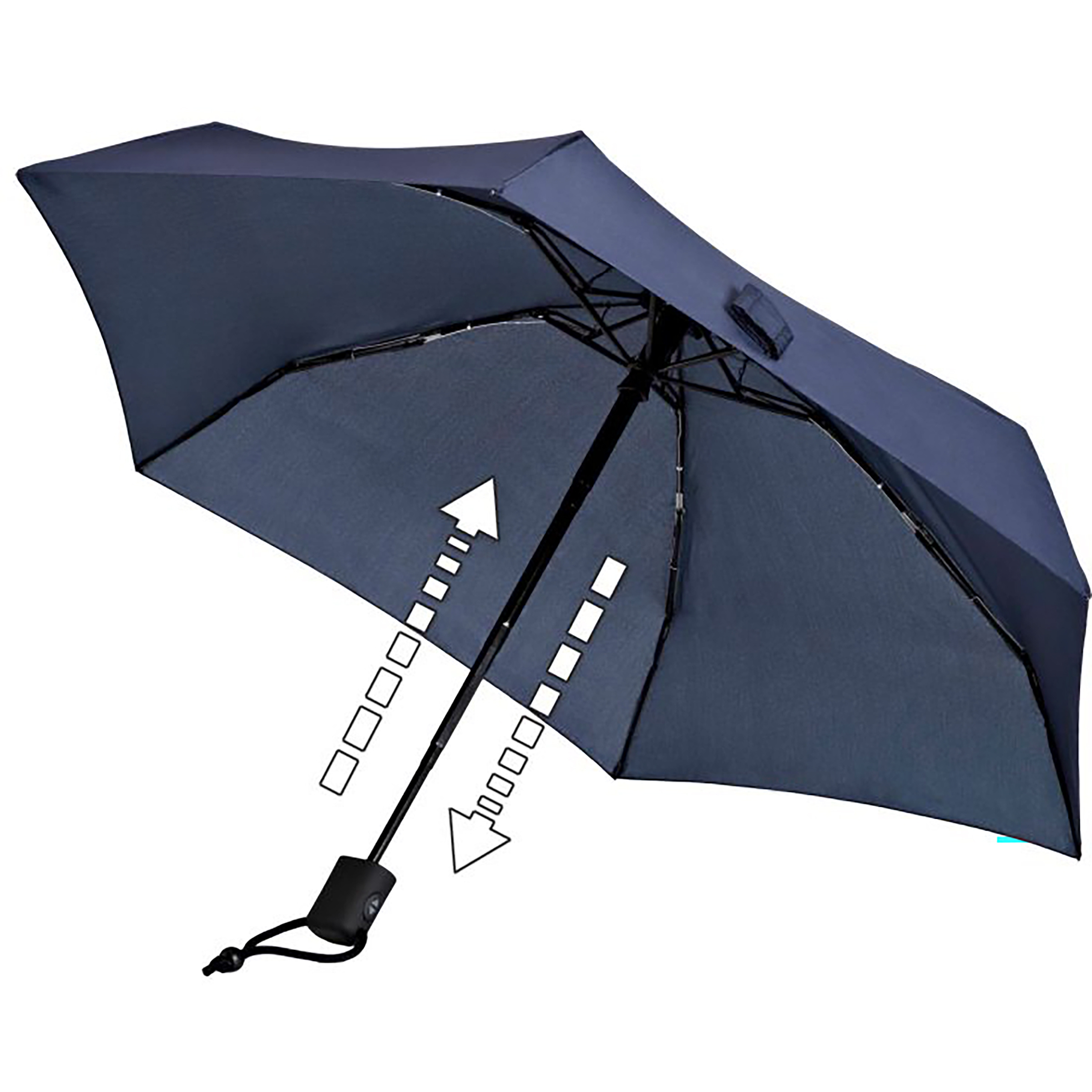 Euroschirm Dainty Automatic Regenschirm Wander- & Trekkingschirme blau Trekking