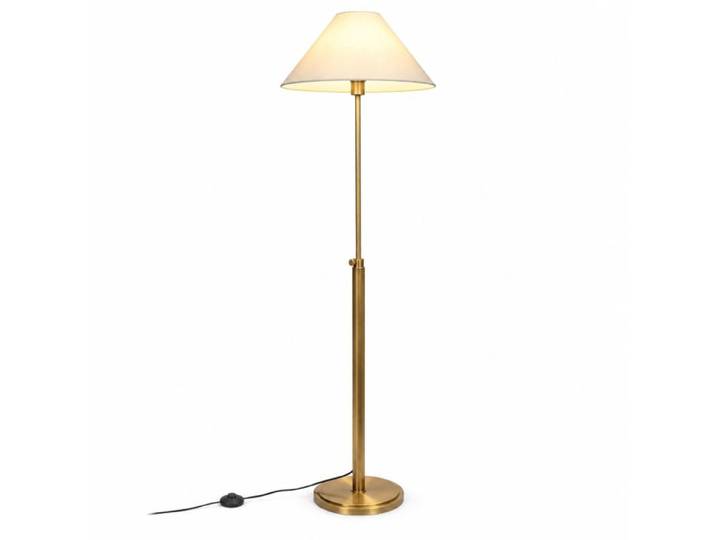 Relaxdays Verstellbare Stehlampe mit Fußschalter
