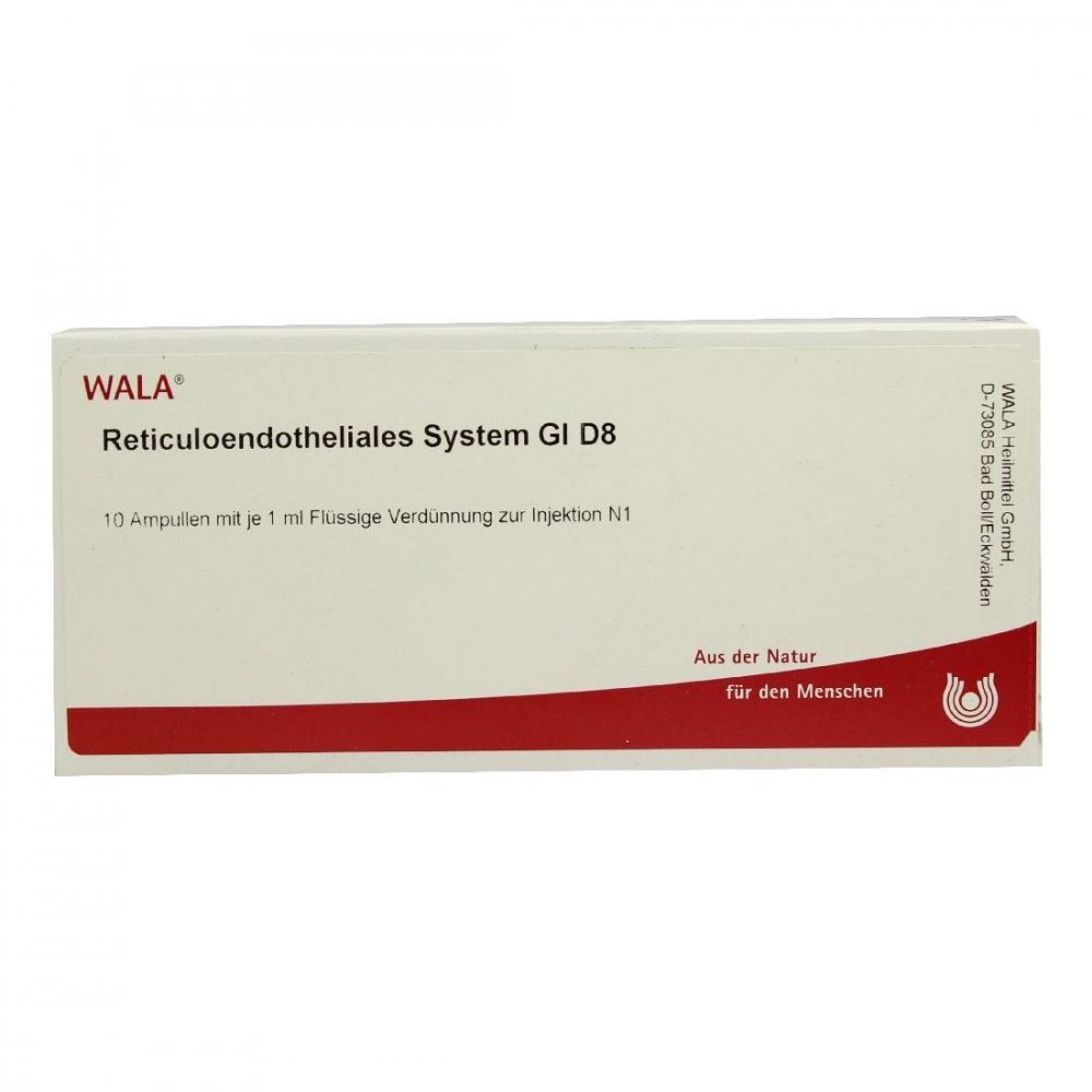 WALA Heilmittel GmbH Reticuloendotheliales Sys. Gl D8 Ampullen 03354276