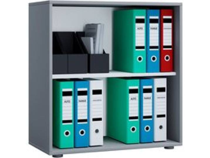 VCM Étagère de bureau Lona (sans portes, gris, L)