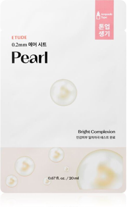 ETUDE 0.2 Therapy Air Mask Pearl brightening sheet mask with revitalising effect 20 ml