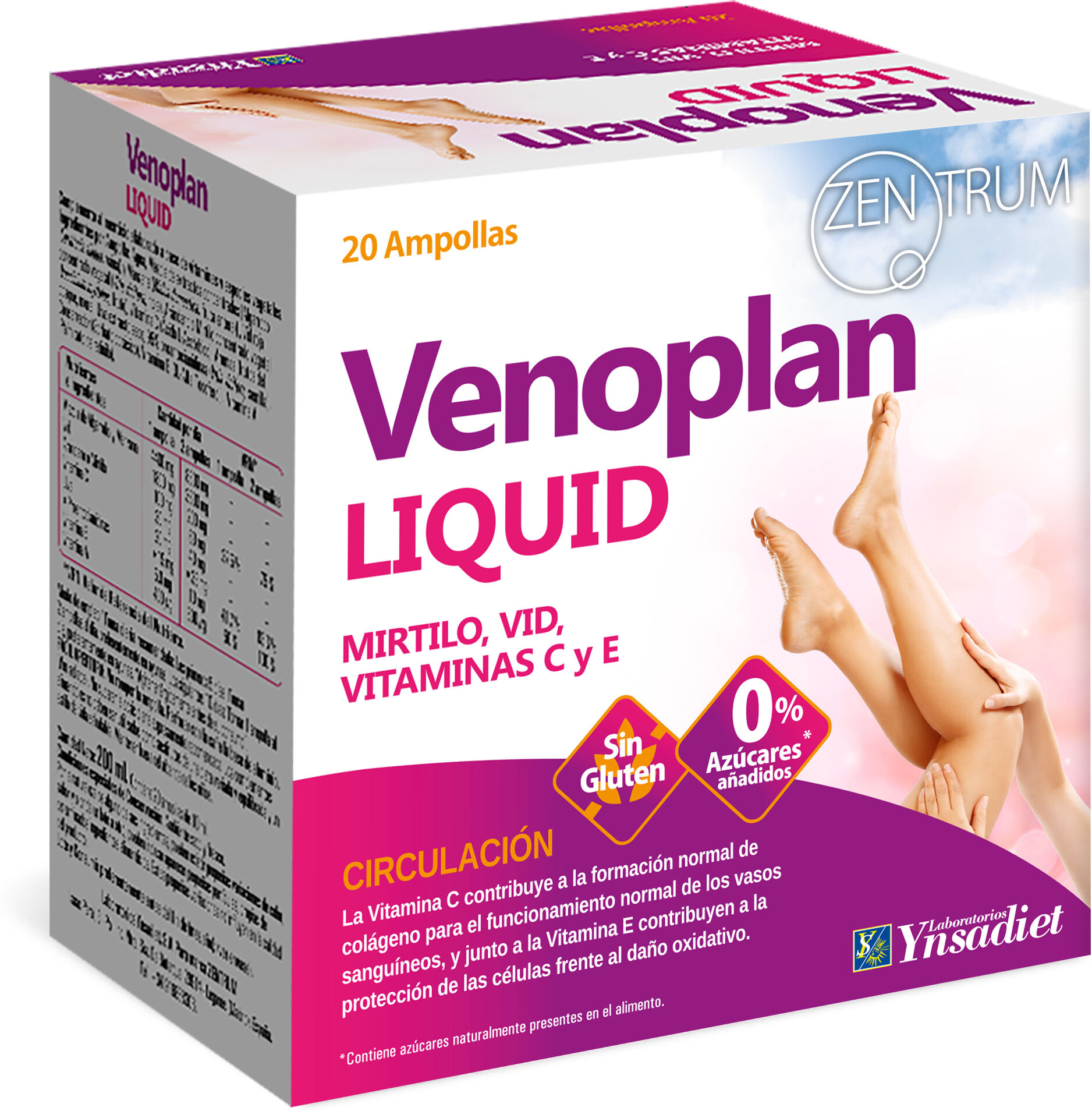 Ynsadiet Venoplan Liquid 20 Ampoules