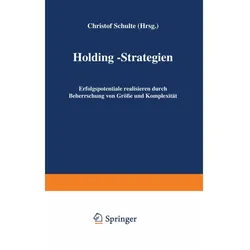 Holding-Strategien, Fachbücher von Christof Schulte