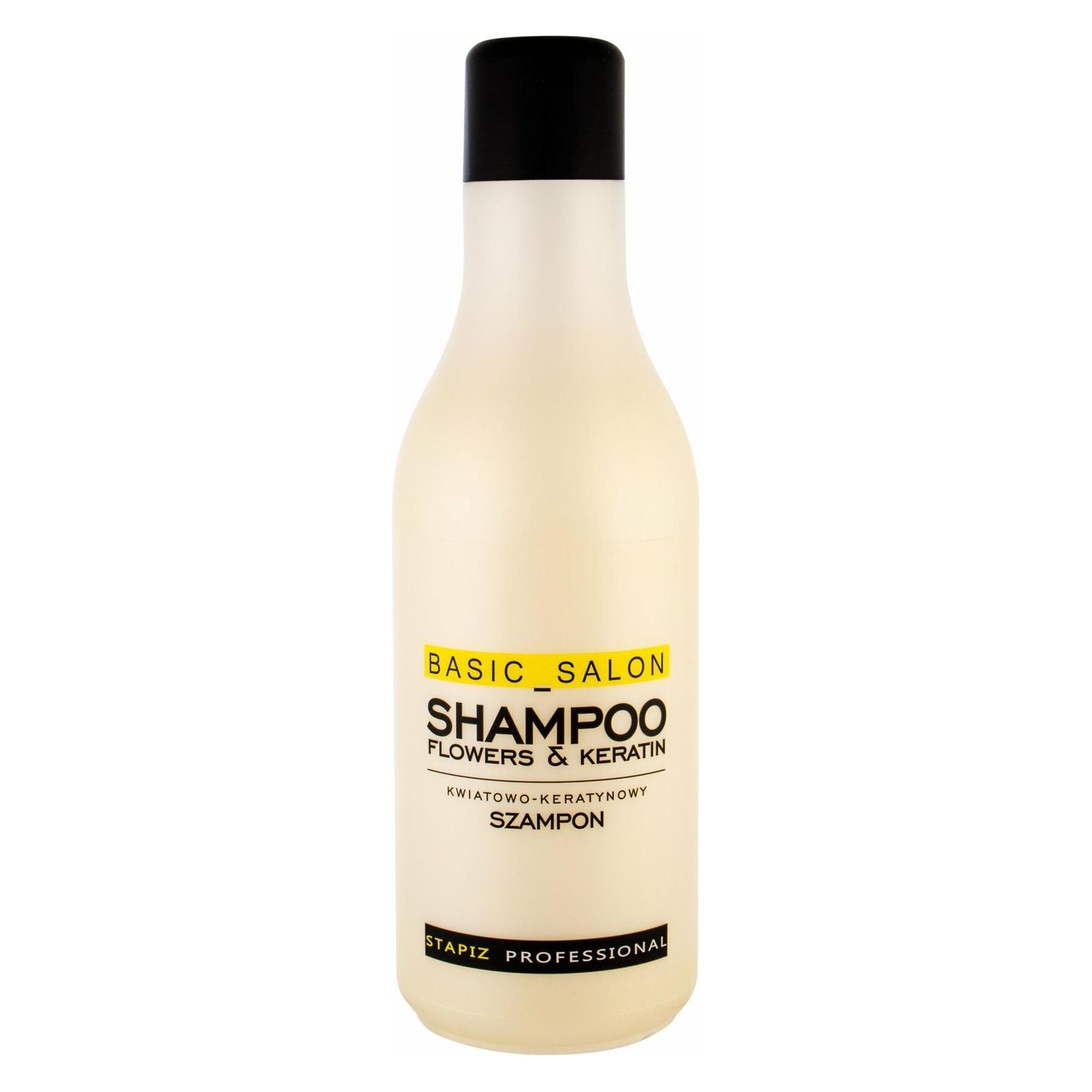 Stapiz Basic Salon Flowers & Keratin (Flüssiges Shampoo, 1000 ml) (0000010296)