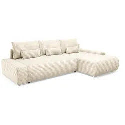 ECKSOFA Ivana 3 Sitzplätze Gebrochenes Weiß